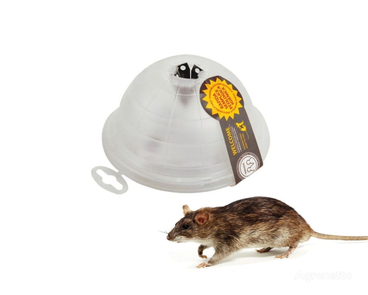 Żywołapka na myszy z 1 otworem  deratyzacja suministro para mascotas