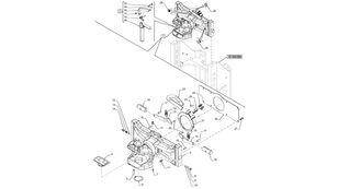 47540256 enganche de remolque para New Holland T6090 T6070  tractor de ruedas