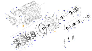 satelity  835150150073 otra pieza de transmisión para Fendt 828 S4 Vario tractor de ruedas