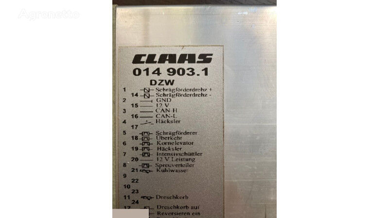 Claas DZW 014 903.1 unidad de control para Claas Lexion  cosechadora de cereales