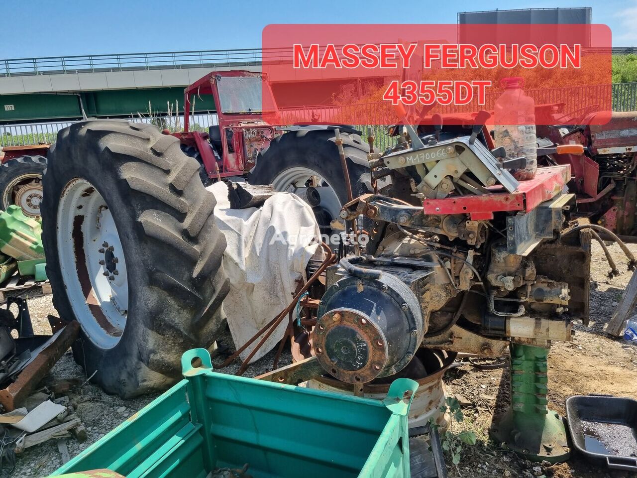 Massey Ferguson 4355DT tractor de ruedas para piezas